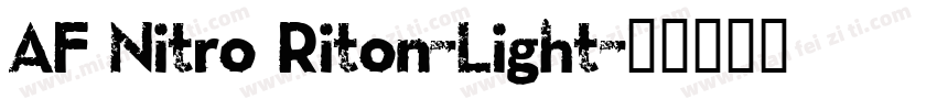 AF Nitro Riton-Light字体转换